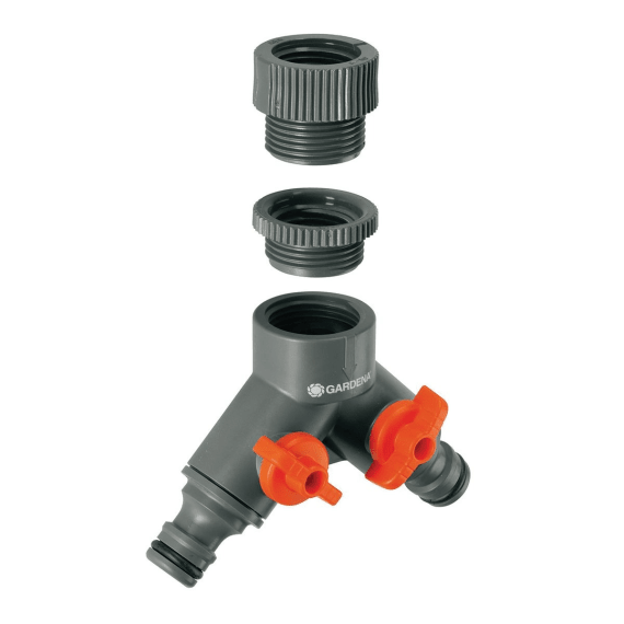 gardena twin tap connector set picture 1