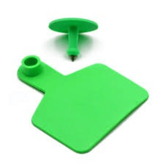 allflex eartag button m1 f1 green 100 picture 1