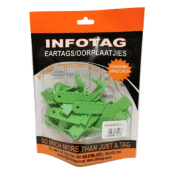 infotag eartag shp f m green 200 s b picture 1