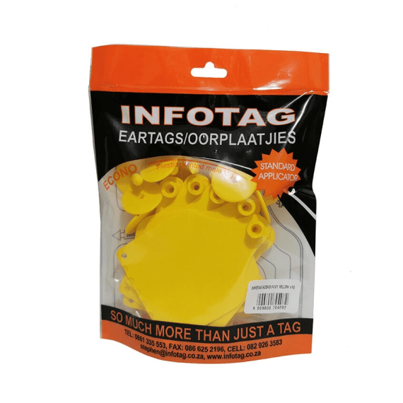 infotag eartag f4 m3 yellow 10 s picture 1