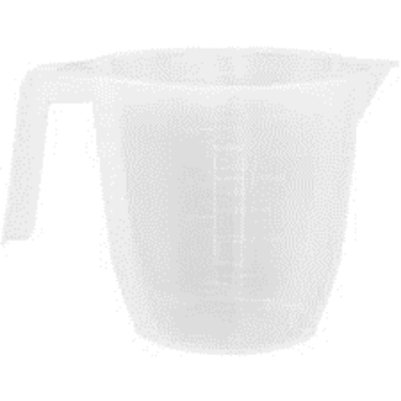 measuring jug 2l clear plastic picture 1