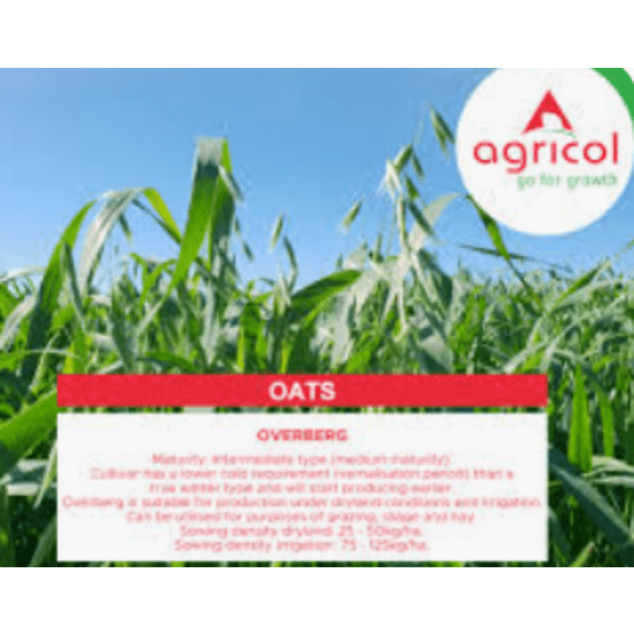 agricol overberg oats 25kg picture 1