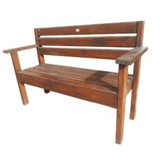 nab econo wood bench 4 seater picture 1
