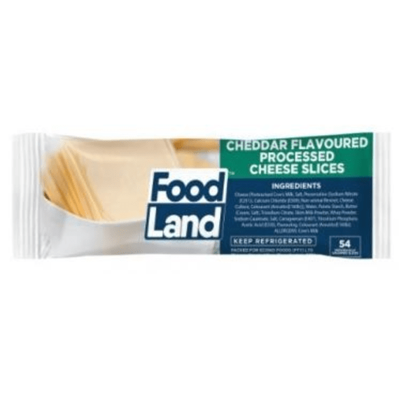 foodland cheddar processed slices 900g picture 1