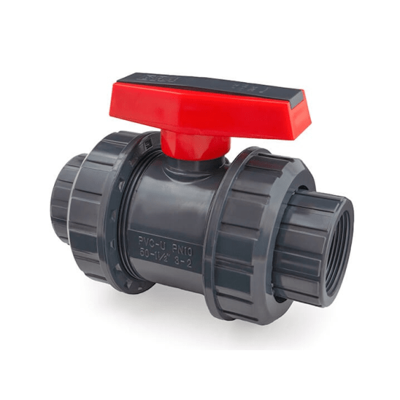 era ball valve pvc double union threaded picture 1