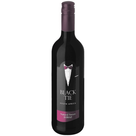 black tie shiraz semi sweet red 750ml picture 1