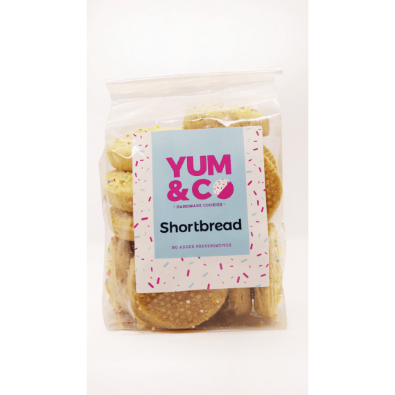 Yum&co Shortbread Biscuits 250g Agrimark