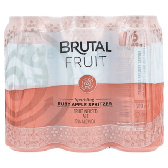 brutal fruit ruby apple can 500ml picture 1