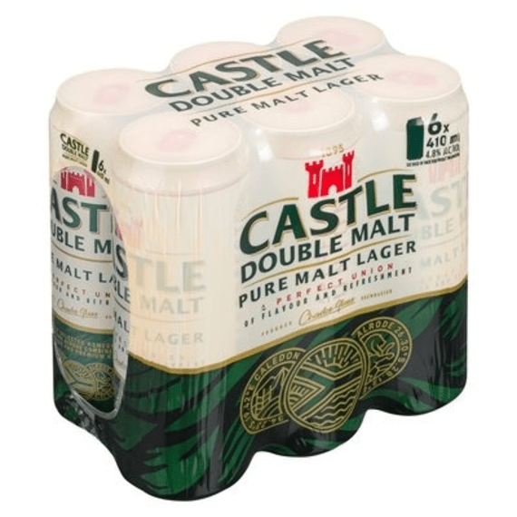 castle lager double malt can 410ml picture 2