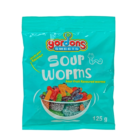 gordons sweets sour worms picture 2