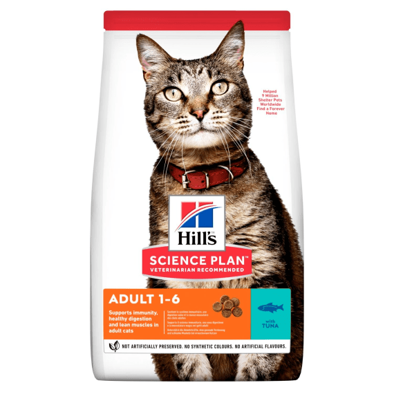 hills science plan feline adult tuna flavour picture 1