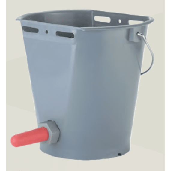 Swavet Calf Feeding Bucket With One Teat Agrimark
