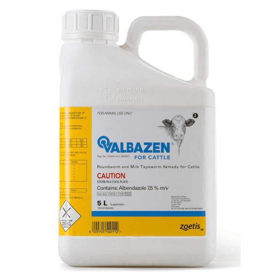 Zoetis Valbazen For Cattle 5l | Agrimark