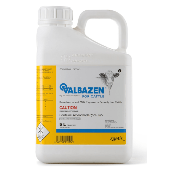 zoetis valbazen for cattle 5l picture 1