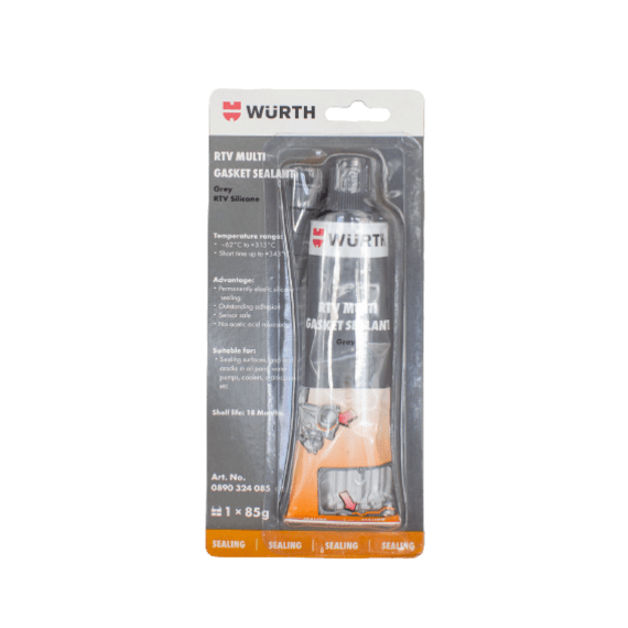 wurth rtv gasket sealer grey 85gm picture 1