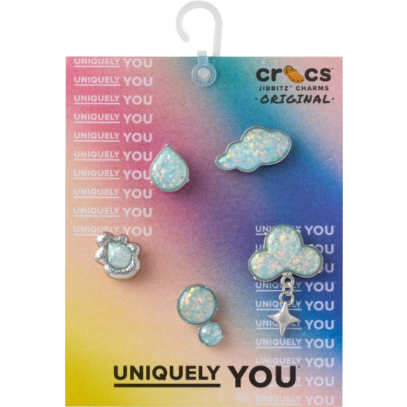 crocs opalescent meta 5 pack jibbitz picture 2