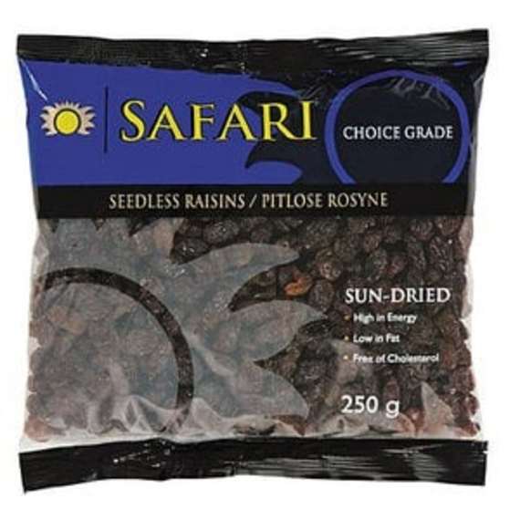 safari raisins pitted 250g picture 1