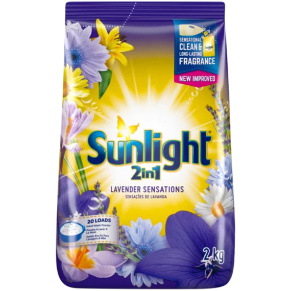 sunlight washing pwd lavender 2kg picture 1