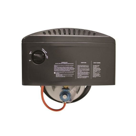 alva 3 panel large gas heater black picture 4