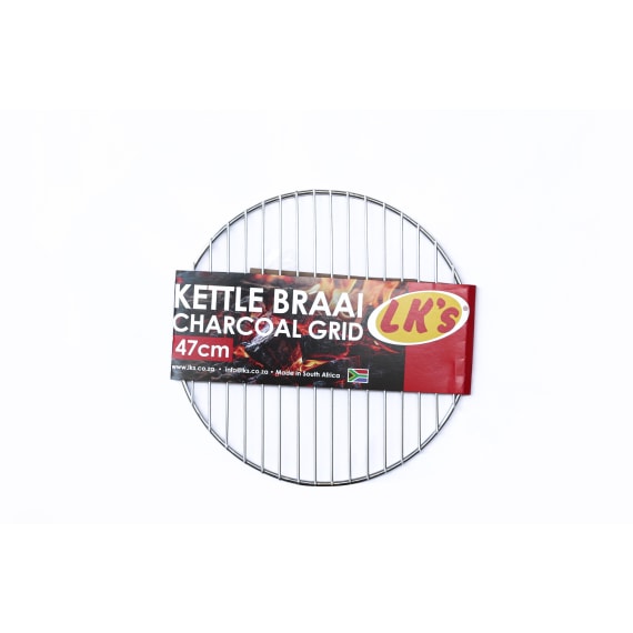 lk s kettle braai charcoal grid chr 47cm picture 1