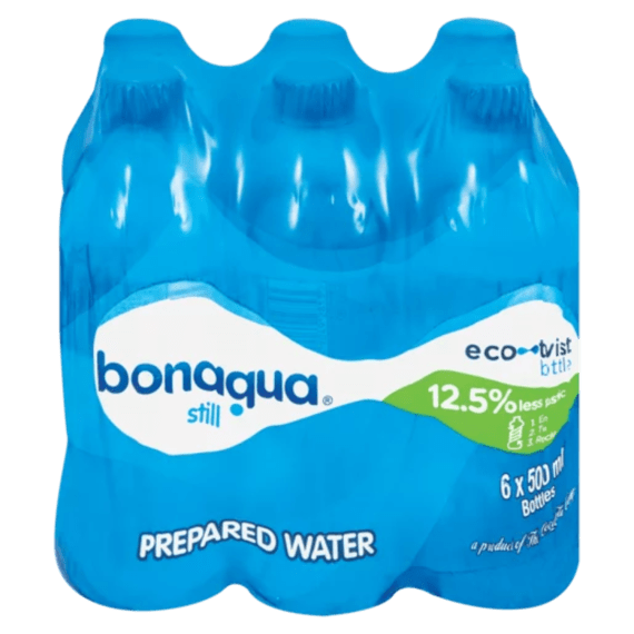 bonaqua water still 6x500ml picture 1