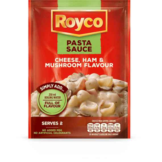 royco pasta sauce cheese ham mushroom ea picture 1