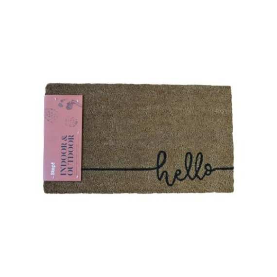 step mat coir n prntd helloonly 70x40x15 picture 1