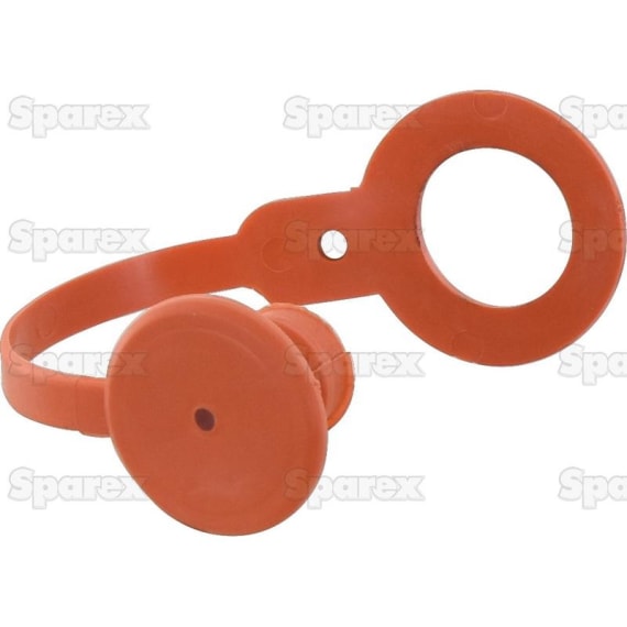 spx dust cap 1 2 inch male orange 5pcs picture 2