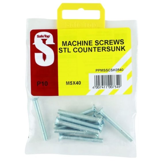 st machine screws steel countersunk p10 picture 11