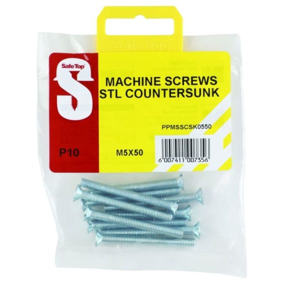 st machine screws steel countersunk p10 picture 12