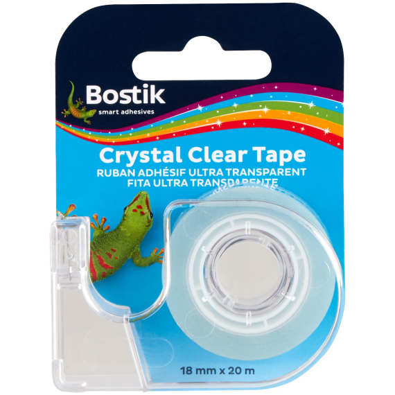 bostik tape dispenser crystal clear 18mmx20m picture 1