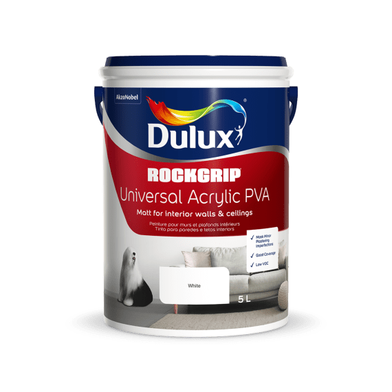 Dulux Rockgrip Universal Acrylic PVA White | Agrimark