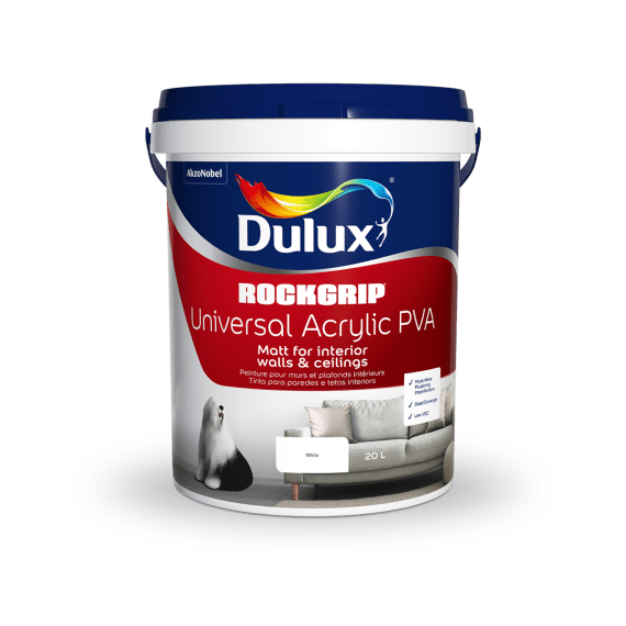 Dulux Rockgrip Universal Acrylic PVA White | Agrimark