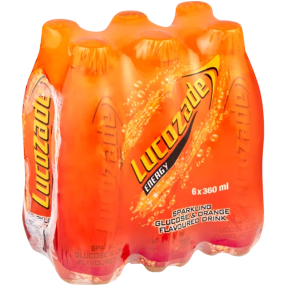 lucozade orange 6x360ml picture 1