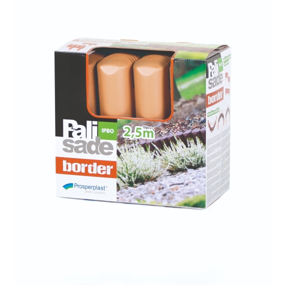 prosperplast palisade border brown 2 5m picture 1