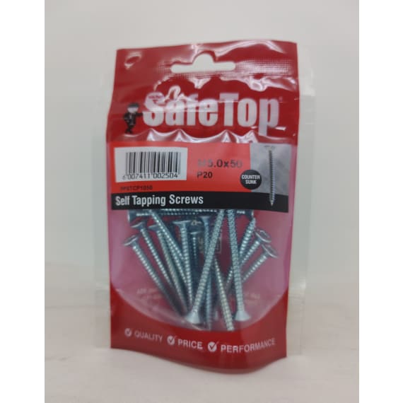 st self tapping screws countersunk pozi m5 0x50 picture 1