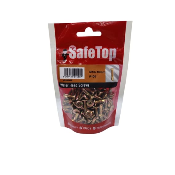 safetop wafer head screws fine 10x16 p100 picture 1