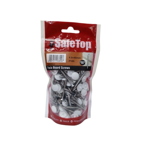 safetop fascia board screws s s 4 0x40mm p100 picture 1