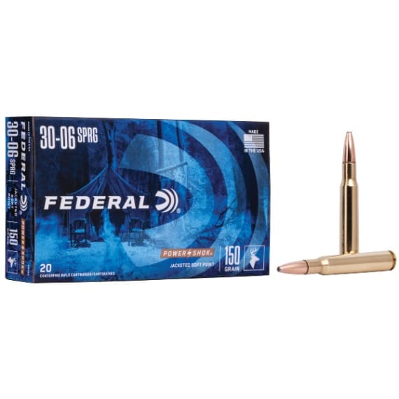 federal ammo 30 06 spr 150gr power shok picture 1