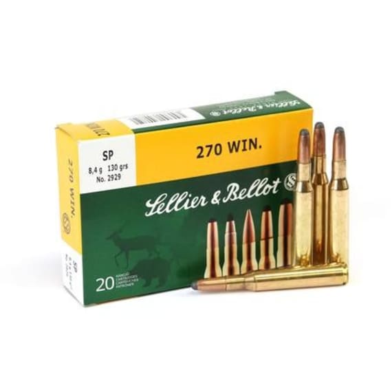 s b ammo 270 win 130gr soft point picture 1