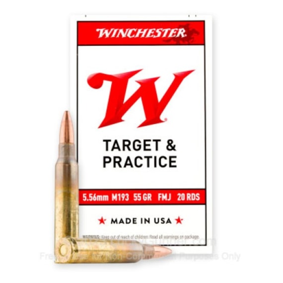 win ammo 5 56mm 55gr fmj 20 picture 1