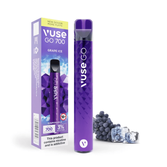 Vuse Go 700 Disposable Vape Grape Ice 3% | Agrimark Vuse Go 700 Disposable Vape Grape Ice 3% | Agrimark