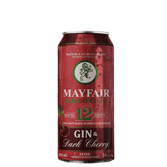 mayfair gin dark cherry 440ml picture 1