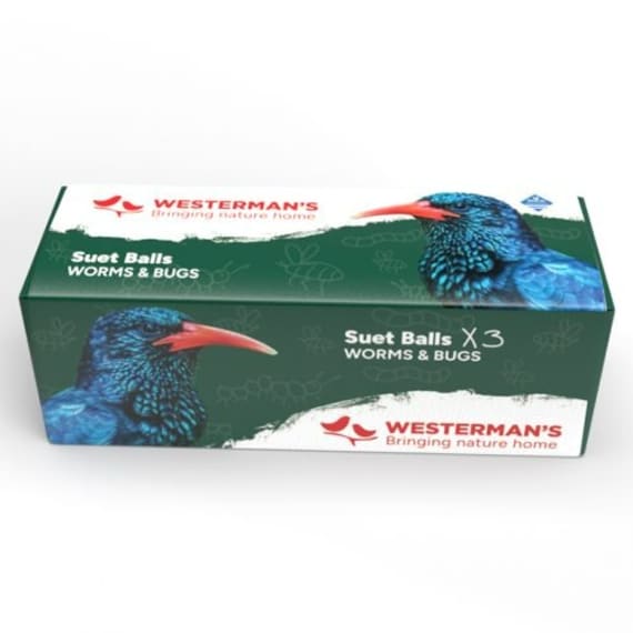 westerman suet balls worm bug x 3 picture 1