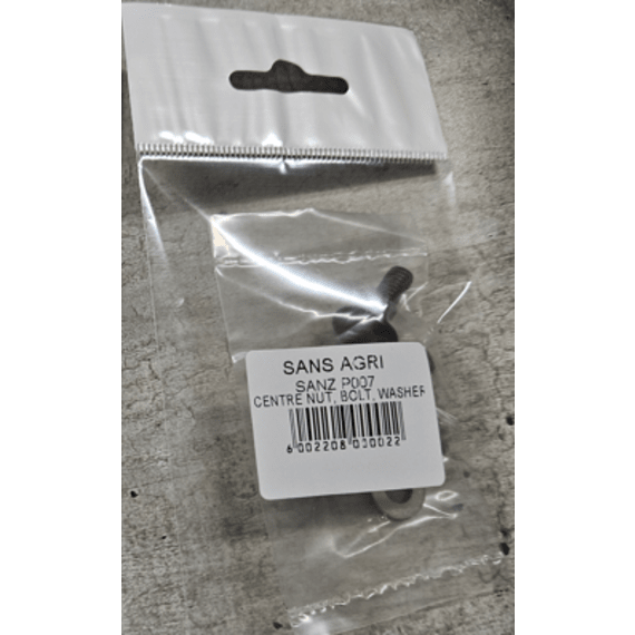 sanz p007 bolt centre nut wash black picture 1