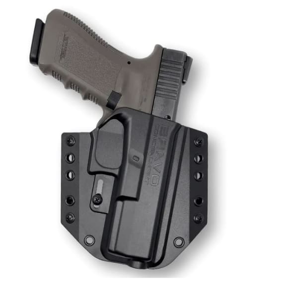 bravo holster outside waistband black polymer picture 2