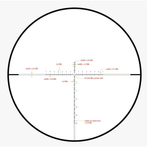 akra scope oryx 6 36x56 ffp mrad black picture 4