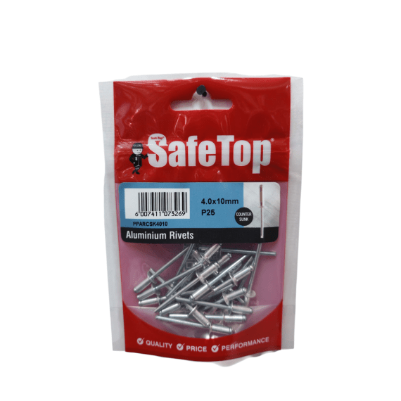 safetop aluminium rivets countersunk picture 2