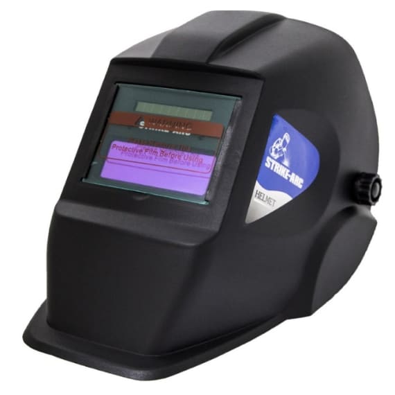 strike arc auto darkening helmet black picture 1