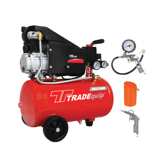 tradeair compressor hobby 24l d d 1 5hp picture 1